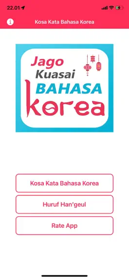 Game screenshot Belajar Bahasa Korea - Pemula mod apk