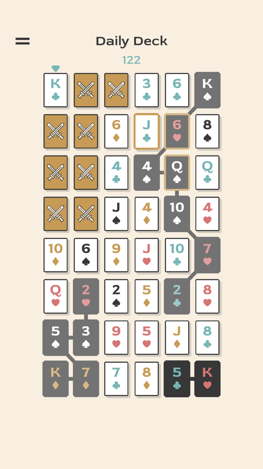 #4. King's Path Solitaire (iOS) 由: Beep Yeah!