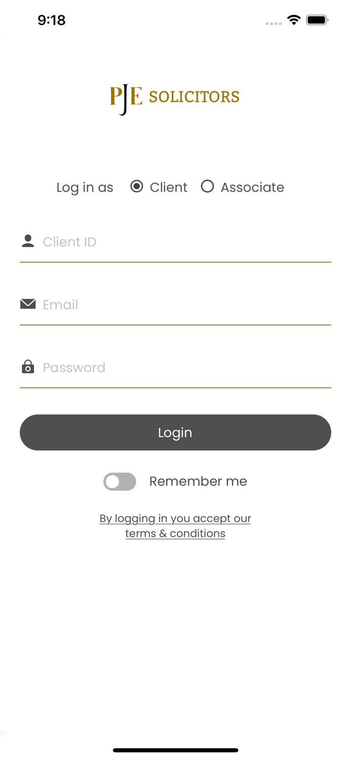 PJE Solicitors Portal