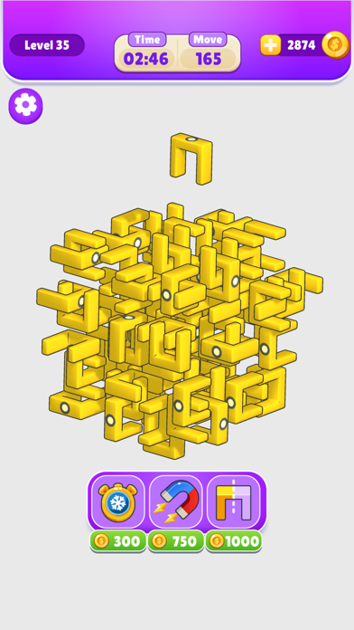 U Shape Puzzle Screenshot