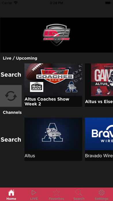 Oklahoma Sports Network Screenshot
