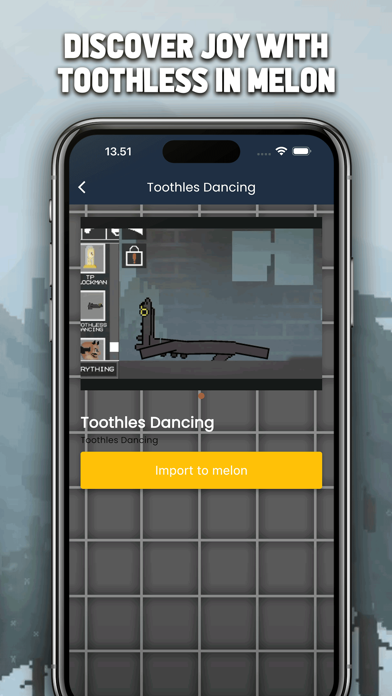 Toothless Dancing Melon Play Screenshot