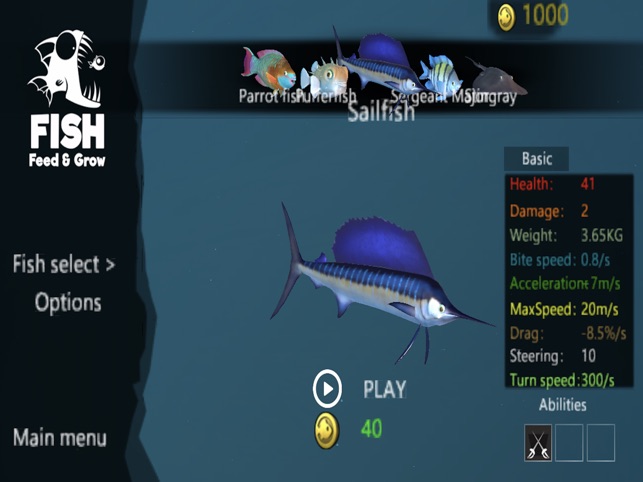MOD RELEASE] NEW FISH SELECTION SCREEN