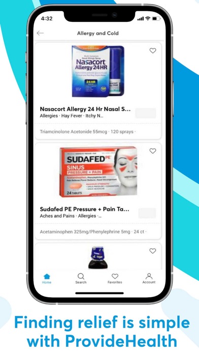 ProvideHealth: Symptom to Med Screenshot