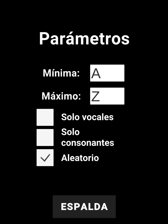 Alfabeto Pantalla completa