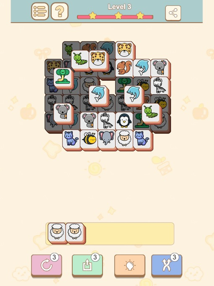 pop animals together-matching