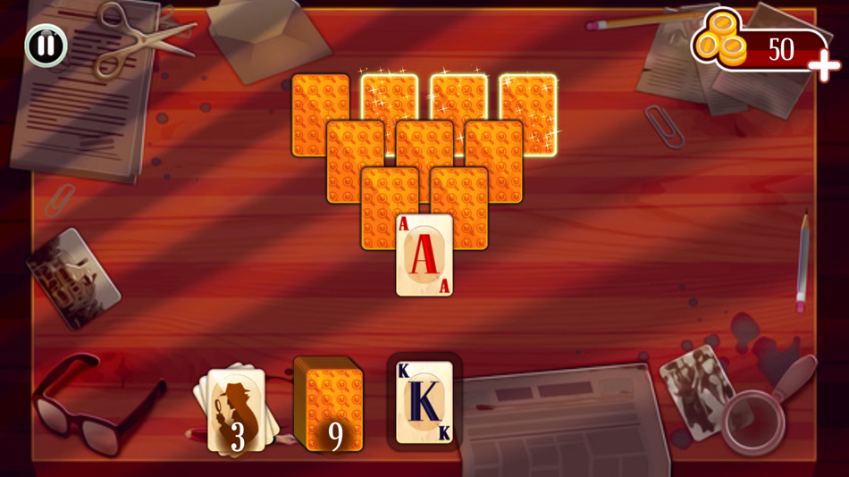 #1. Solitaire Detectives (iOS) By: TPG TECNOLOGIA DA INFORMACAO LTDA