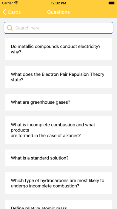 A-Level Chemistry Flashcards Screenshot