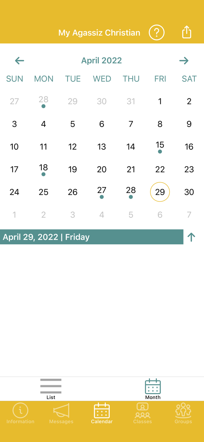 My Agassiz Christian