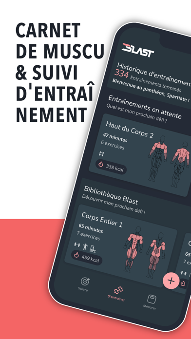 Screenshot #1 pour Blast - Gym Workout Tracker