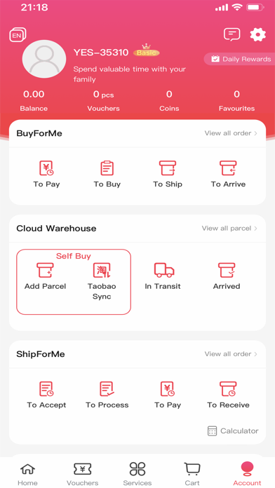 Yes GoShop - Shipping Agent Screenshot