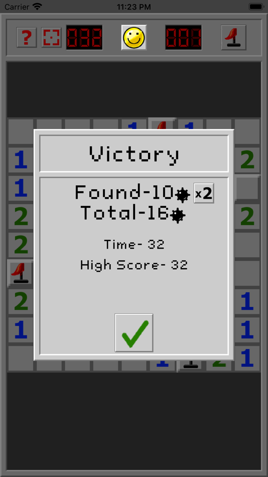 #2. Minesweeper- Shapes (iOS) By: Seven Pixel Studios
