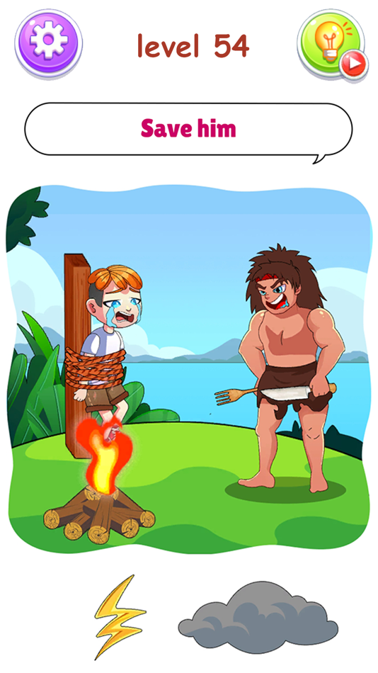 #4. Brain Test 2: Displace Story (iOS) By: Gioi Pham