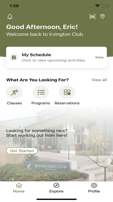 Irvington Club Screenshot