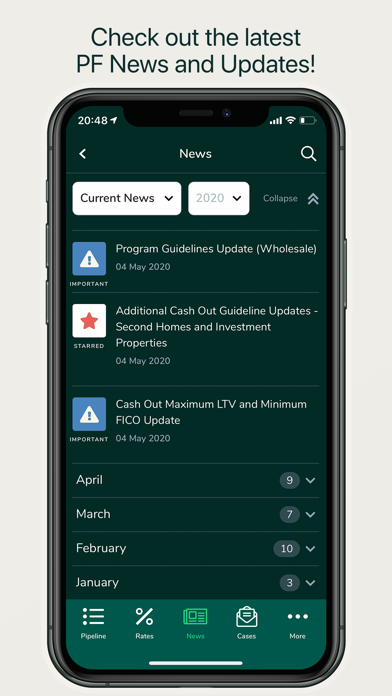 Provident Funding Broker Screenshot