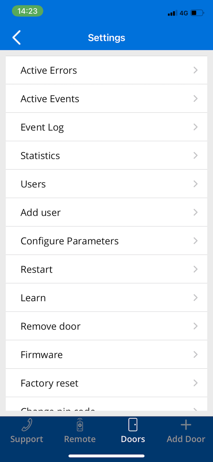 Record Swing Door Mgr