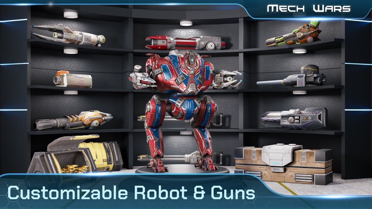 Mech Wars-Online Robot Battles screenshot-4