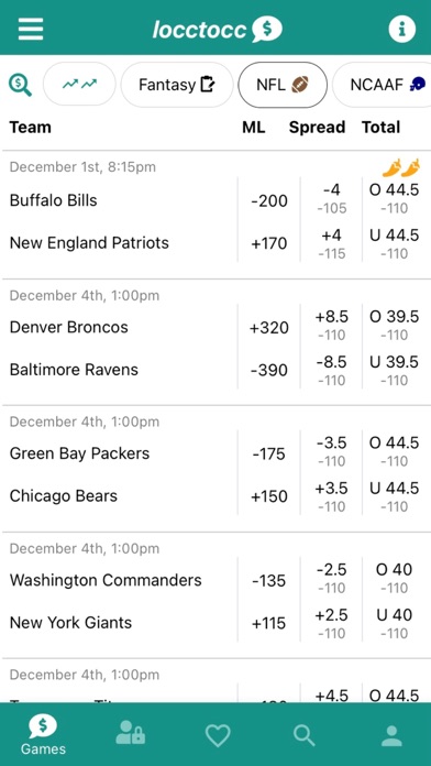 locctocc: Sports Betting Screenshot