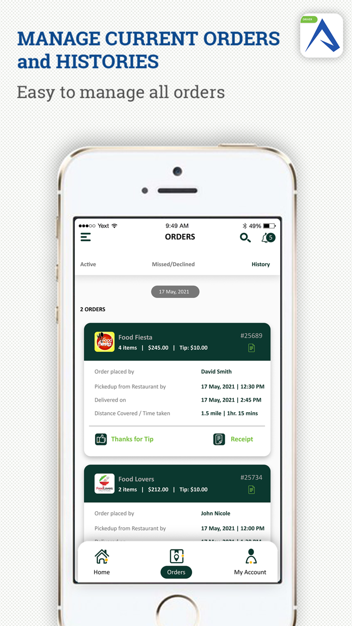 Agorz Driver - Rider
