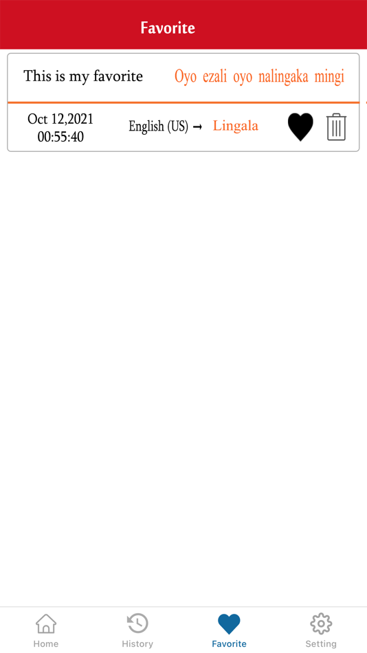 #4. English To Lingala Translator (iOS) Podle: Sandip H Vavadiya