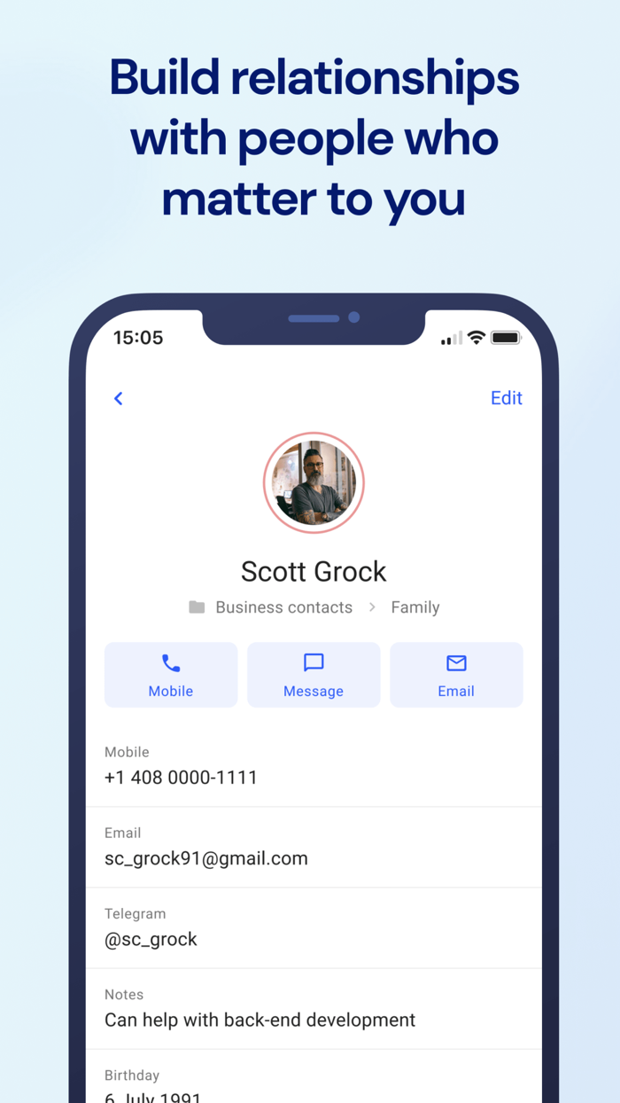 Ordemio - Personal CRM