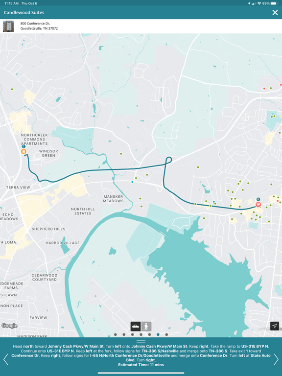 Visit Hendersonville iPad screenshot 10 - Travel app