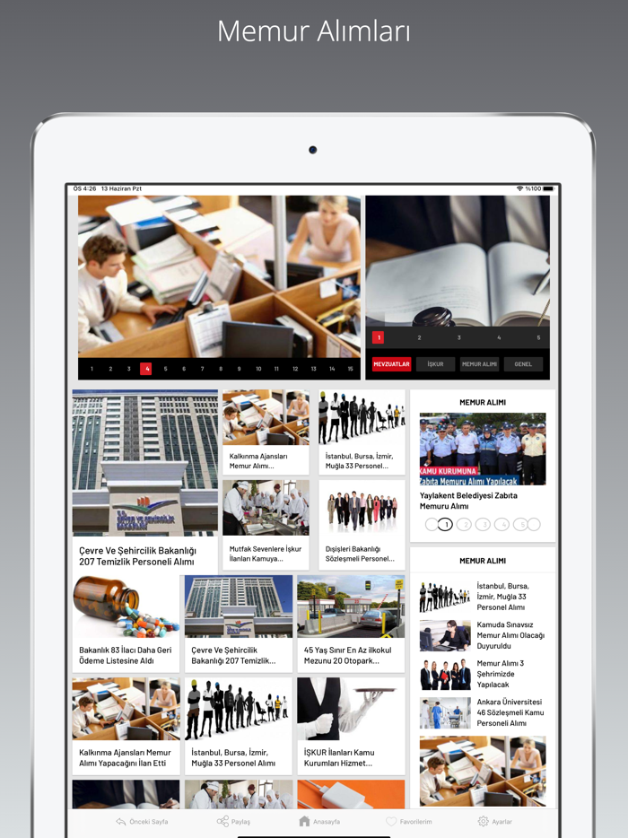 Kamu Personeli - İşçi Alımları