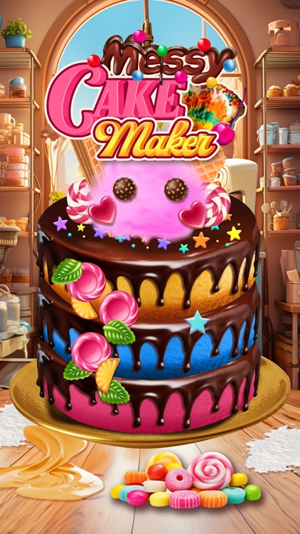 Messy Cake Maker Baking Games