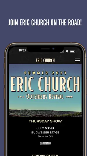 Eric Church Official screenshot 1