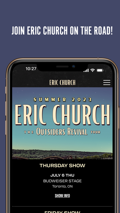 Eric Church Official Screenshot