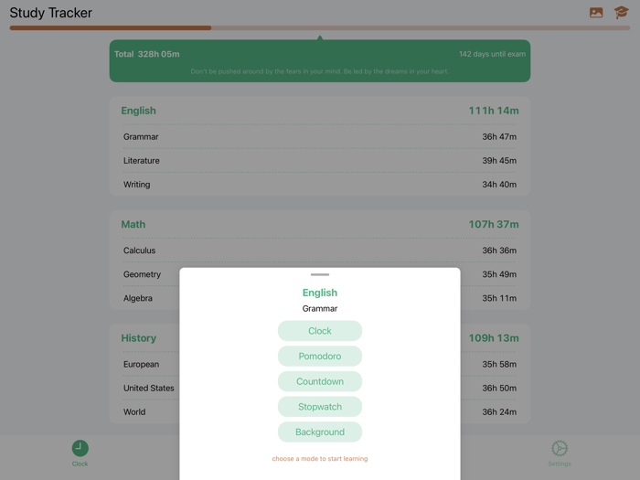 Study Tracker - Plan and Record