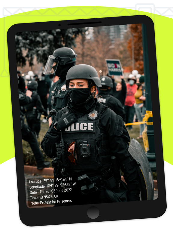 GPS Angular Camera App iPad screenshot 9 - Photo & Video app