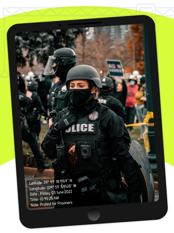 GPS Angular Camera App