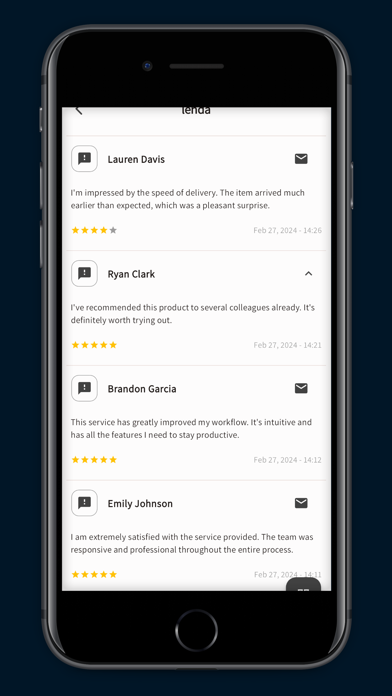 Feedbex - Feedback App Screenshot
