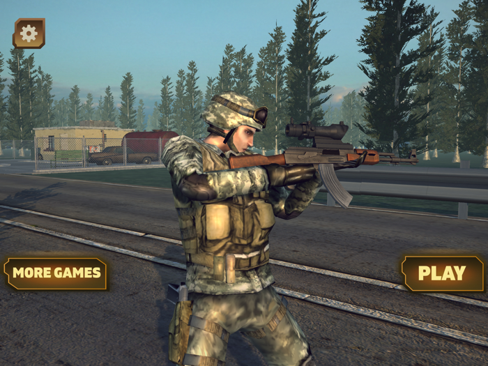 AWP Sniper Gun Zombie War