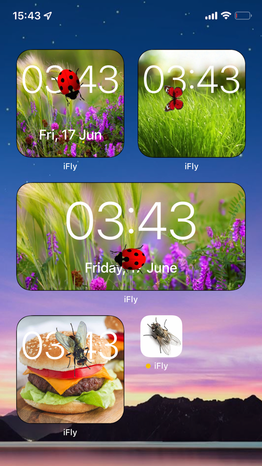 #4. iFly Widget (iOS) 由: Alexandru Serjant