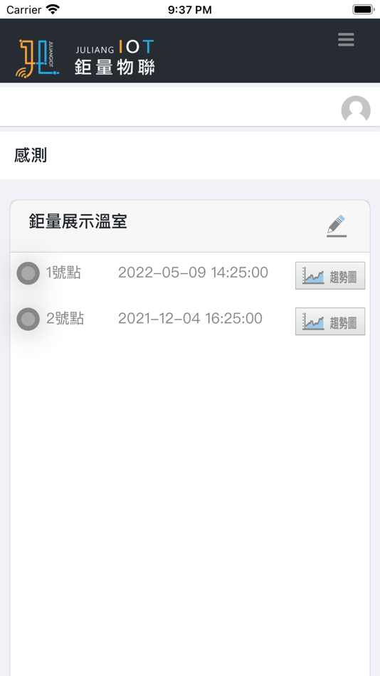 #5. 鉅量雲端監控平台 (iOS) 由: 鉅量物聯科技有限公司