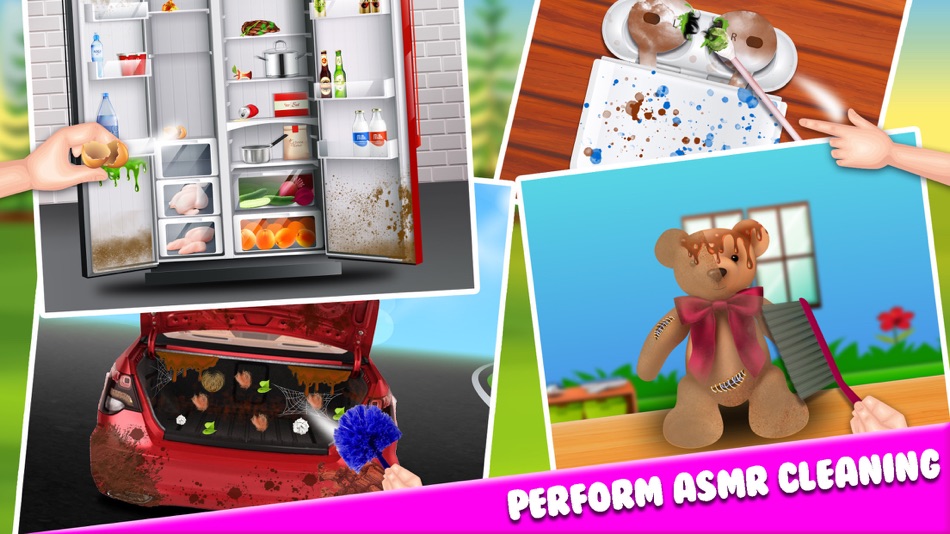 #1. Satisfying ASMR Cleaning Games (iOS) 由: Farjad Adnan