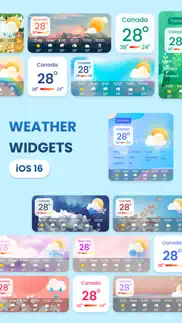weather widget: live radar app iphone screenshot 1