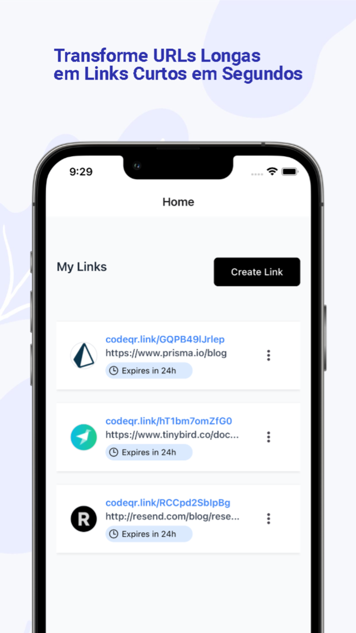 CodeQR - URL Shortener