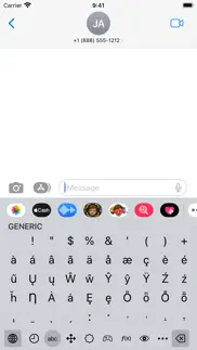 uniboard: symbol keyboard iphone screenshot 1