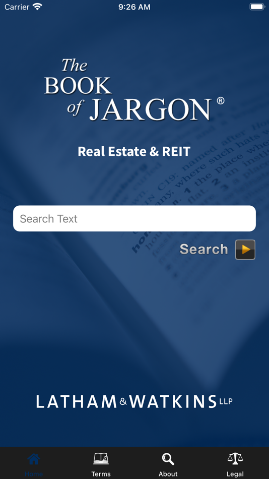#1. The Book of Jargon® - RE (iOS) 由: Latham & Watkins LLP