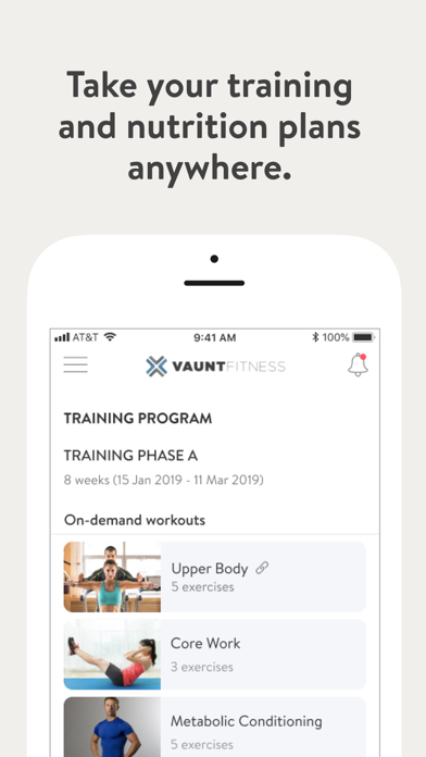 Vaunt Fitness Chicago Screenshot