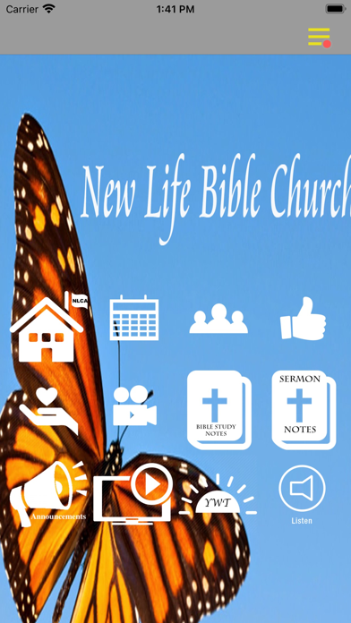 New Life Bible Church Inc. Screenshot