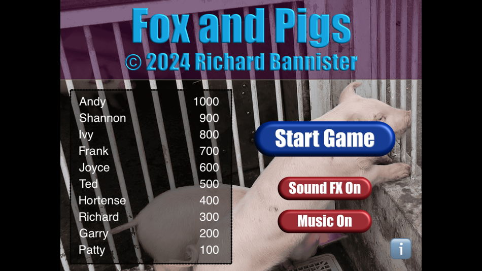 #4. Fox and Pigs (macOS) بواسطة: Richard Bannister