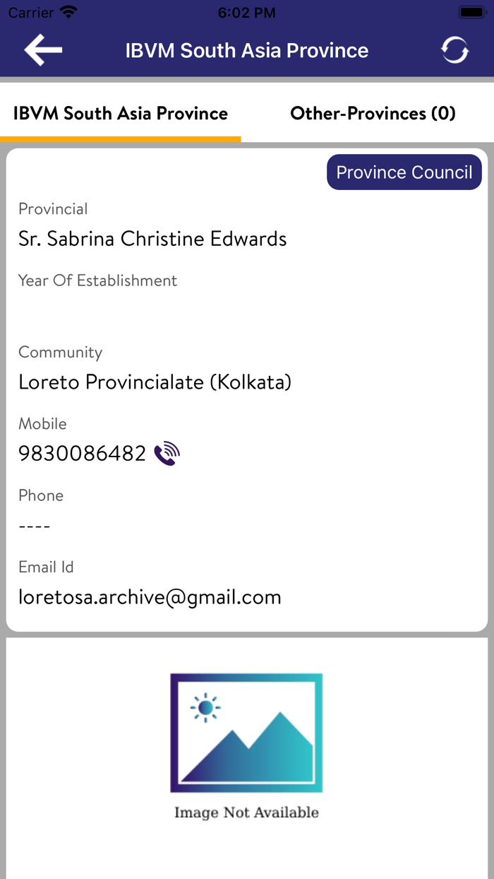 IBVM South Asia Province