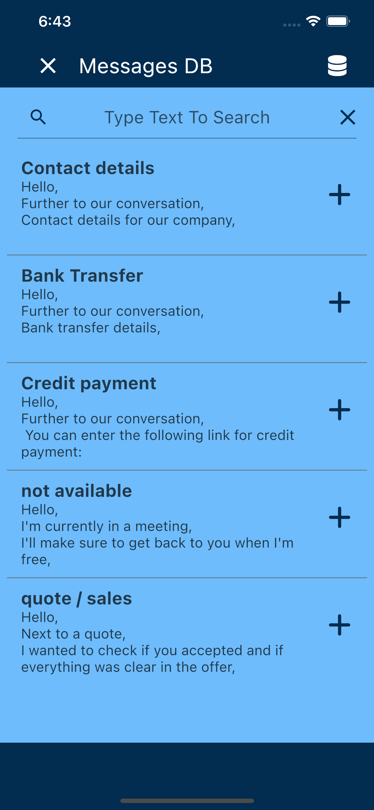 Message In Click