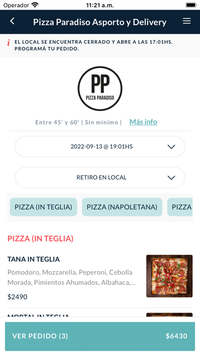 Pizza Paradiso Screenshot