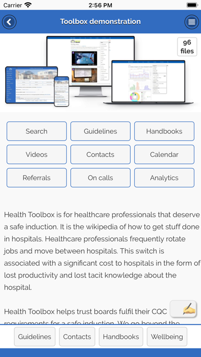 Health Toolbox Screenshot