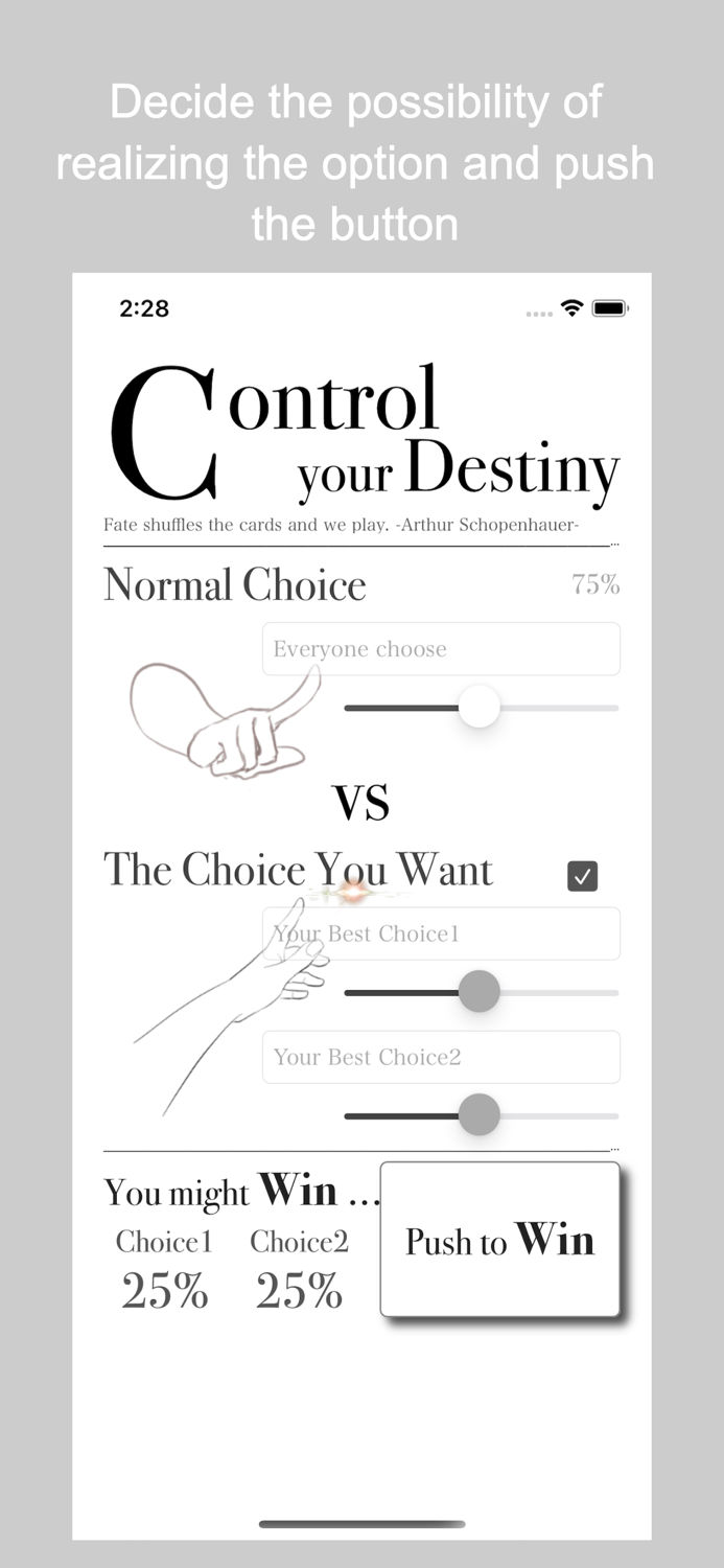 Control your Destiny